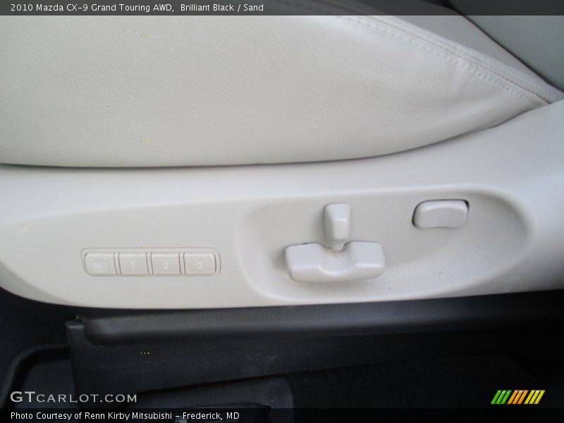 Brilliant Black / Sand 2010 Mazda CX-9 Grand Touring AWD