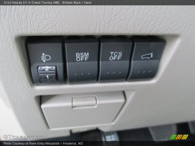 Brilliant Black / Sand 2010 Mazda CX-9 Grand Touring AWD