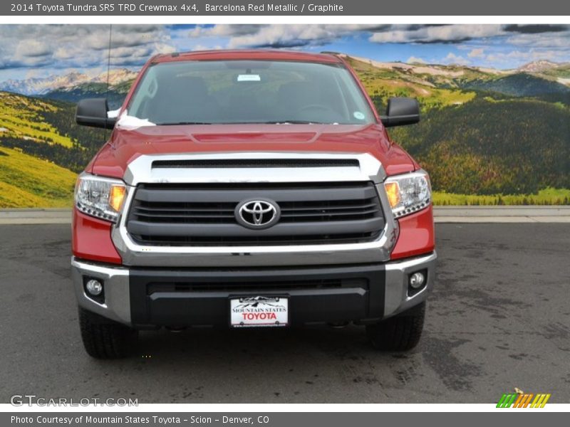 Barcelona Red Metallic / Graphite 2014 Toyota Tundra SR5 TRD Crewmax 4x4