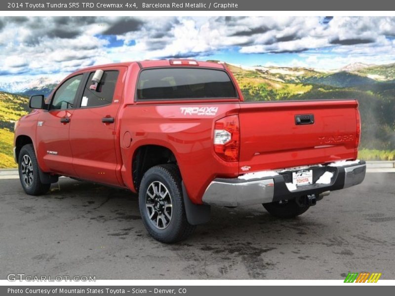 Barcelona Red Metallic / Graphite 2014 Toyota Tundra SR5 TRD Crewmax 4x4
