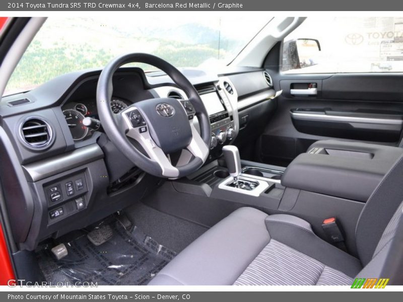 Barcelona Red Metallic / Graphite 2014 Toyota Tundra SR5 TRD Crewmax 4x4