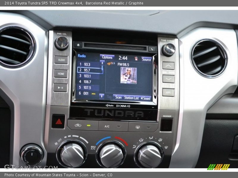 Barcelona Red Metallic / Graphite 2014 Toyota Tundra SR5 TRD Crewmax 4x4