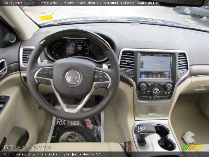 Dashboard of 2014 Grand Cherokee Overland