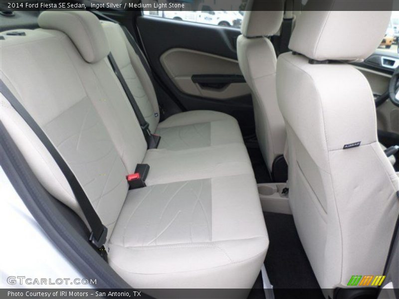Ingot Silver / Medium Light Stone 2014 Ford Fiesta SE Sedan