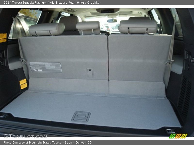 Blizzard Pearl White / Graphite 2014 Toyota Sequoia Platinum 4x4