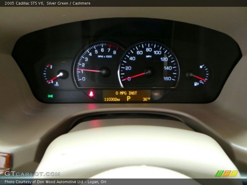 Silver Green / Cashmere 2005 Cadillac STS V6
