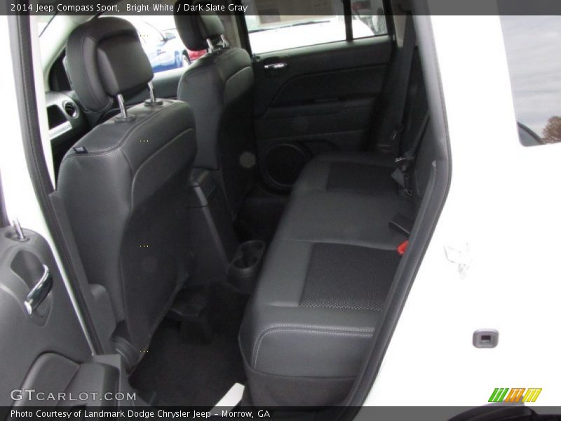 Bright White / Dark Slate Gray 2014 Jeep Compass Sport