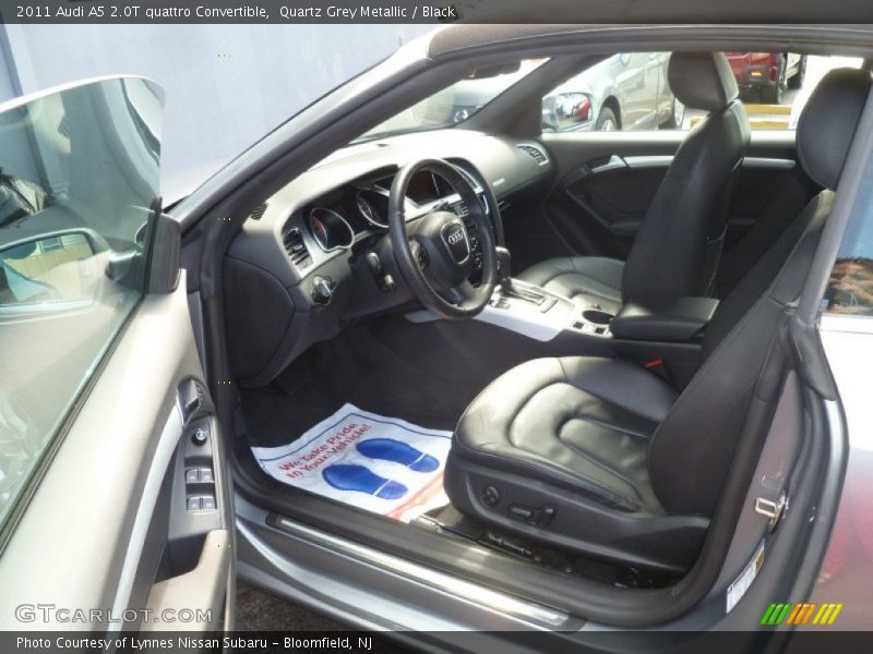 Quartz Grey Metallic / Black 2011 Audi A5 2.0T quattro Convertible