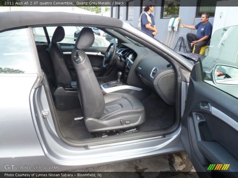 Quartz Grey Metallic / Black 2011 Audi A5 2.0T quattro Convertible