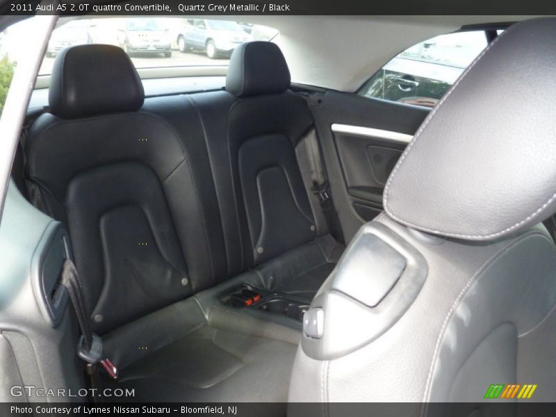 Quartz Grey Metallic / Black 2011 Audi A5 2.0T quattro Convertible