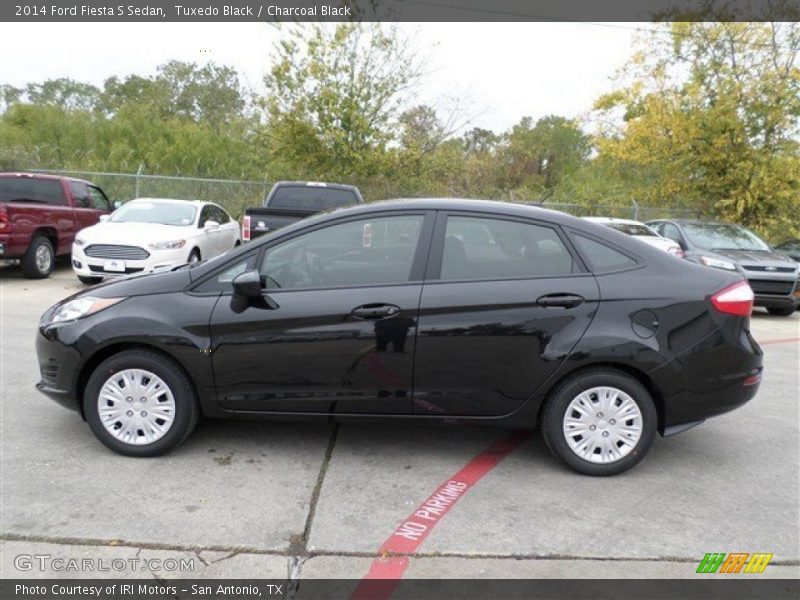 Tuxedo Black / Charcoal Black 2014 Ford Fiesta S Sedan