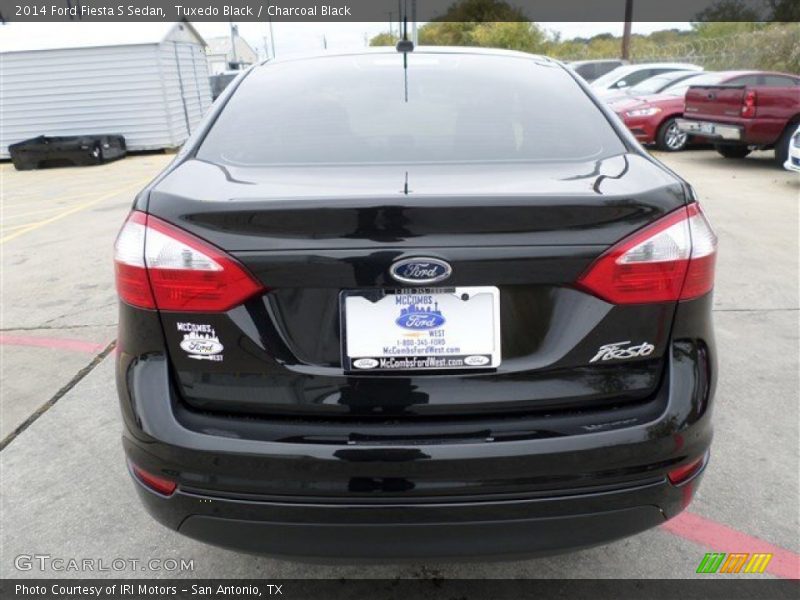 Tuxedo Black / Charcoal Black 2014 Ford Fiesta S Sedan