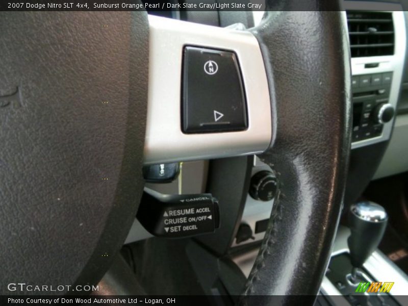 Sunburst Orange Pearl / Dark Slate Gray/Light Slate Gray 2007 Dodge Nitro SLT 4x4