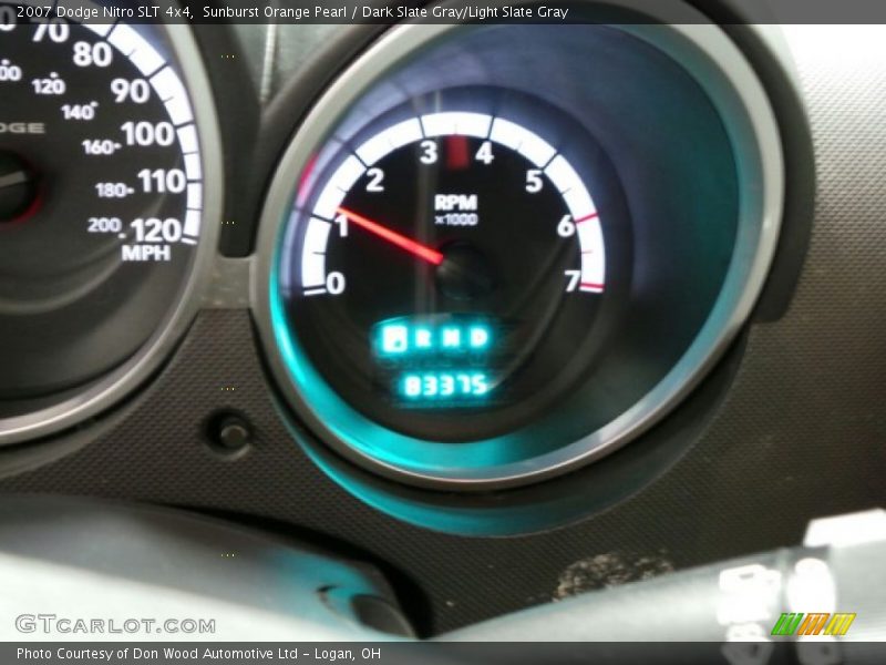 Sunburst Orange Pearl / Dark Slate Gray/Light Slate Gray 2007 Dodge Nitro SLT 4x4