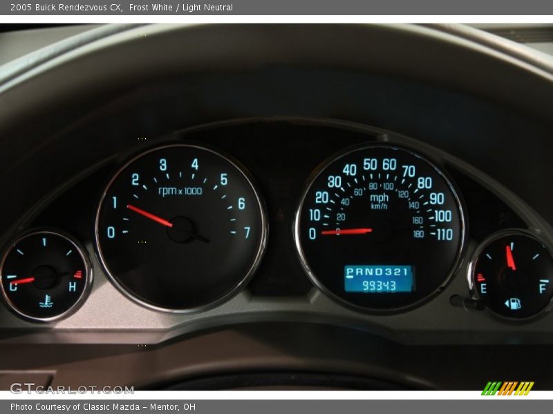 Frost White / Light Neutral 2005 Buick Rendezvous CX