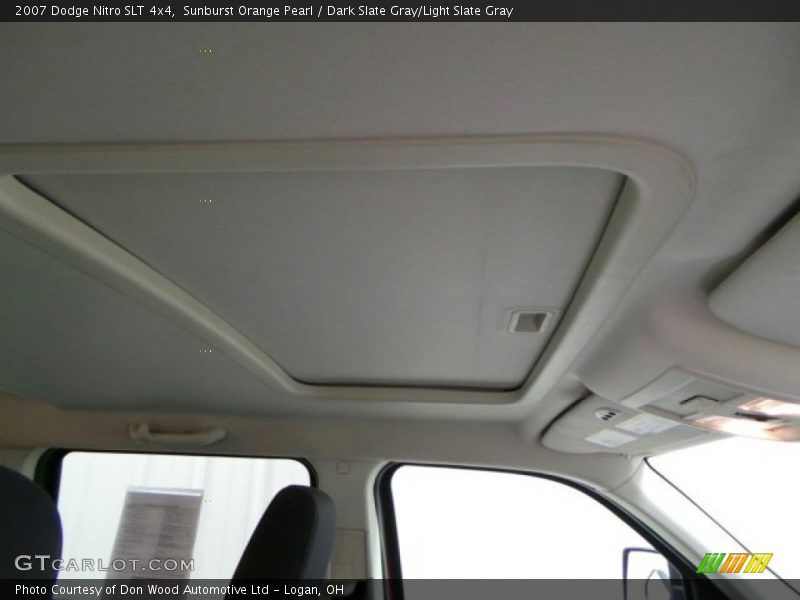 Sunburst Orange Pearl / Dark Slate Gray/Light Slate Gray 2007 Dodge Nitro SLT 4x4