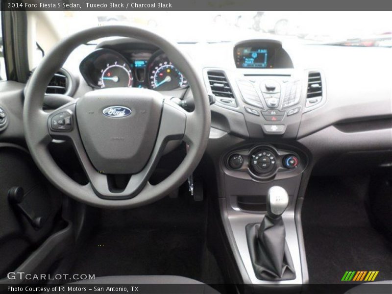 Tuxedo Black / Charcoal Black 2014 Ford Fiesta S Sedan