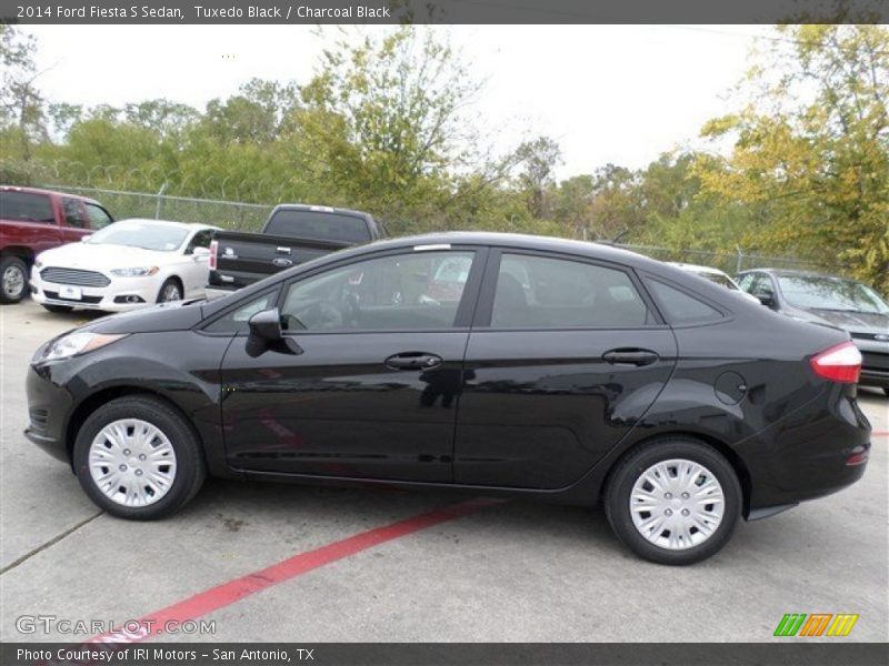 Tuxedo Black / Charcoal Black 2014 Ford Fiesta S Sedan