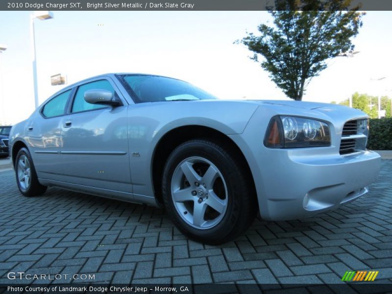 Bright Silver Metallic / Dark Slate Gray 2010 Dodge Charger SXT