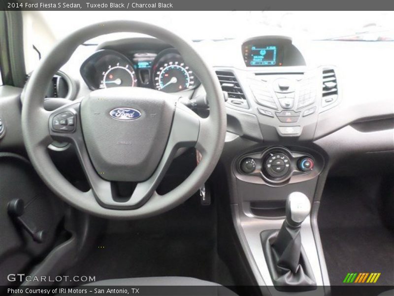 Tuxedo Black / Charcoal Black 2014 Ford Fiesta S Sedan