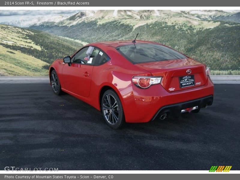 Firestorm / Black/Red Accents 2014 Scion FR-S