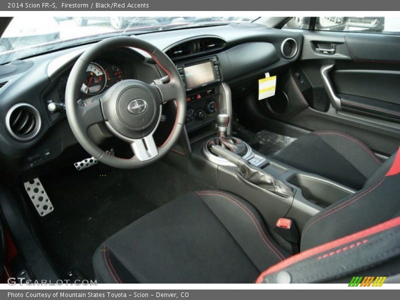  2014 FR-S  Black/Red Accents Interior