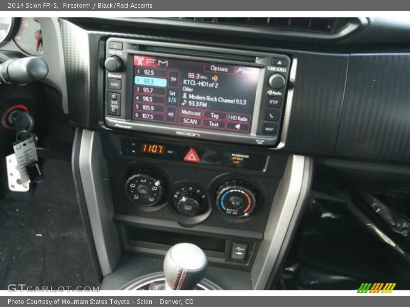 Firestorm / Black/Red Accents 2014 Scion FR-S