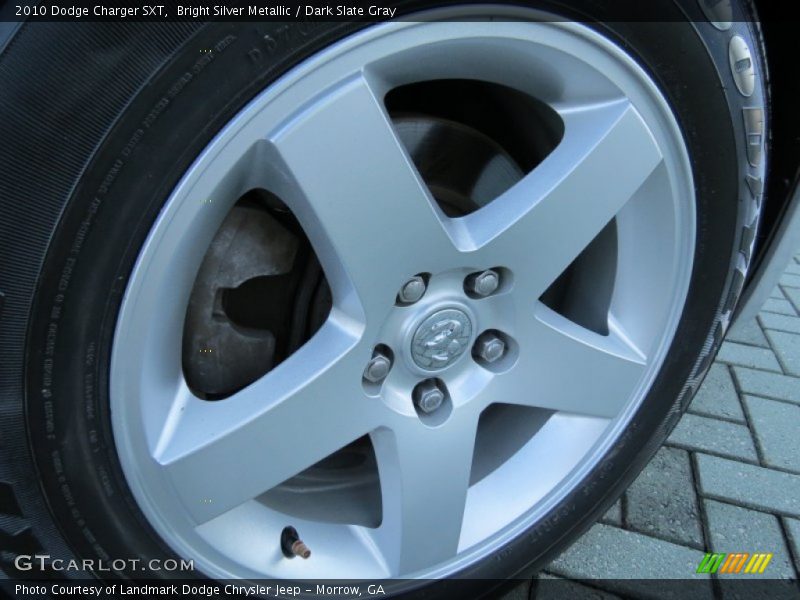 Bright Silver Metallic / Dark Slate Gray 2010 Dodge Charger SXT