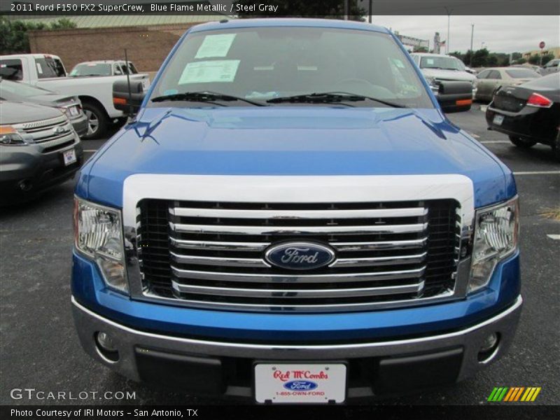 Blue Flame Metallic / Steel Gray 2011 Ford F150 FX2 SuperCrew