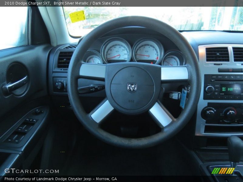 Bright Silver Metallic / Dark Slate Gray 2010 Dodge Charger SXT