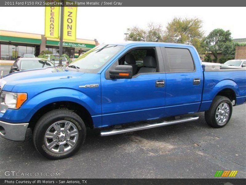 Blue Flame Metallic / Steel Gray 2011 Ford F150 FX2 SuperCrew