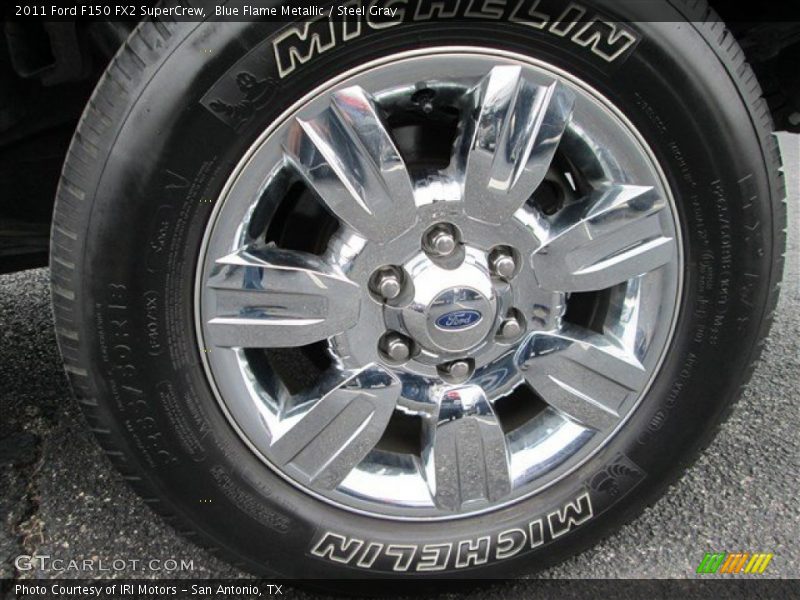 Blue Flame Metallic / Steel Gray 2011 Ford F150 FX2 SuperCrew