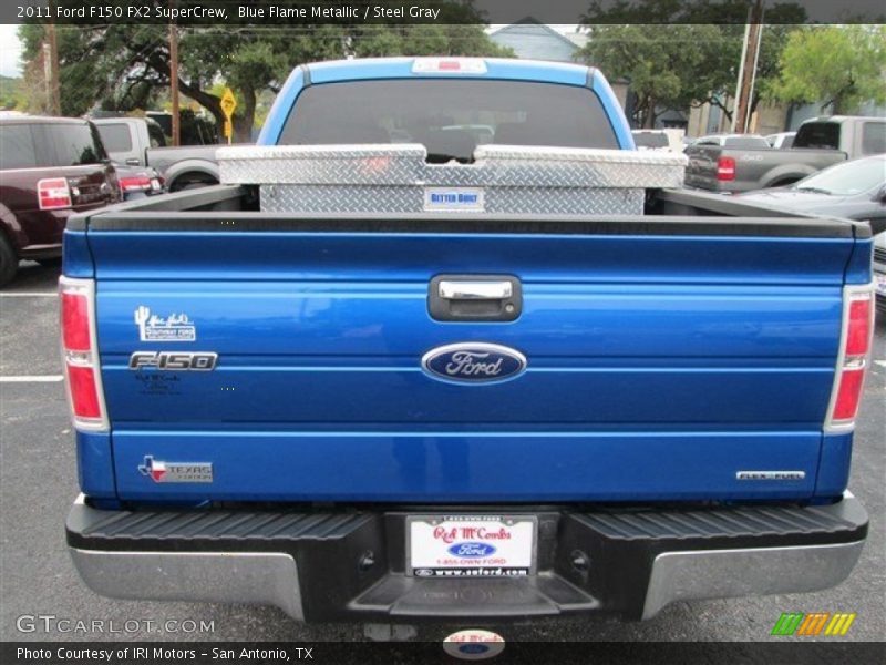 Blue Flame Metallic / Steel Gray 2011 Ford F150 FX2 SuperCrew