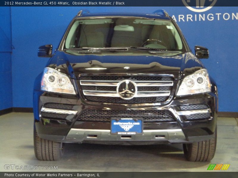 Obsidian Black Metallic / Black 2012 Mercedes-Benz GL 450 4Matic