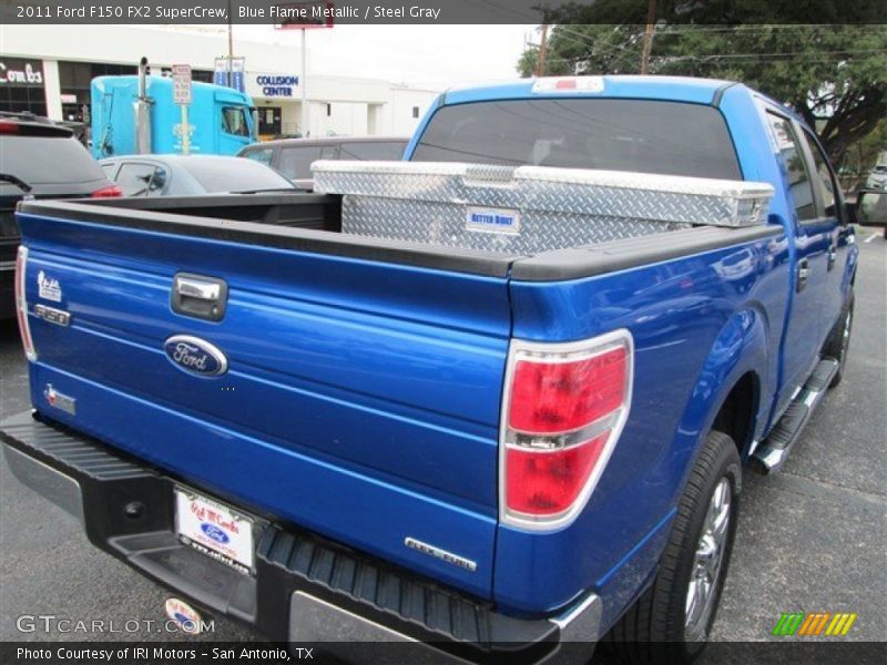 Blue Flame Metallic / Steel Gray 2011 Ford F150 FX2 SuperCrew