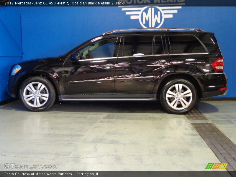Obsidian Black Metallic / Black 2012 Mercedes-Benz GL 450 4Matic