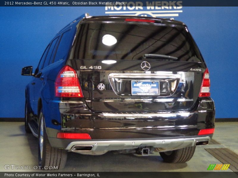 Obsidian Black Metallic / Black 2012 Mercedes-Benz GL 450 4Matic