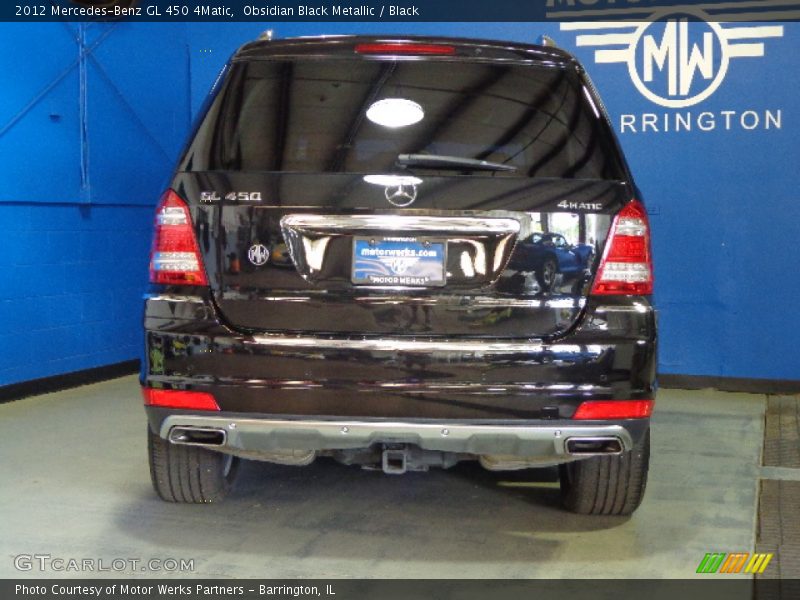 Obsidian Black Metallic / Black 2012 Mercedes-Benz GL 450 4Matic