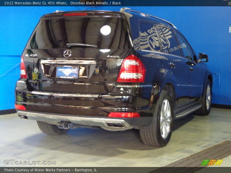 Obsidian Black Metallic / Black 2012 Mercedes-Benz GL 450 4Matic