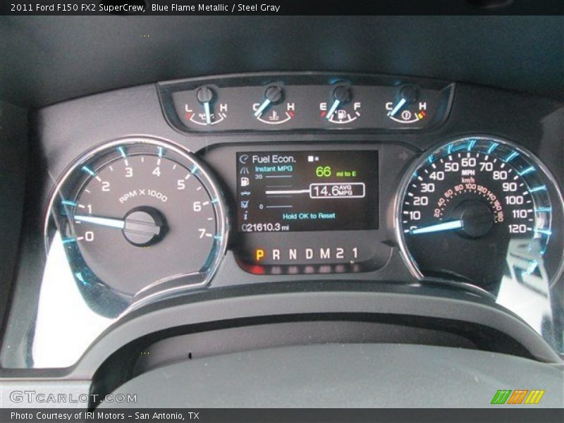 Blue Flame Metallic / Steel Gray 2011 Ford F150 FX2 SuperCrew