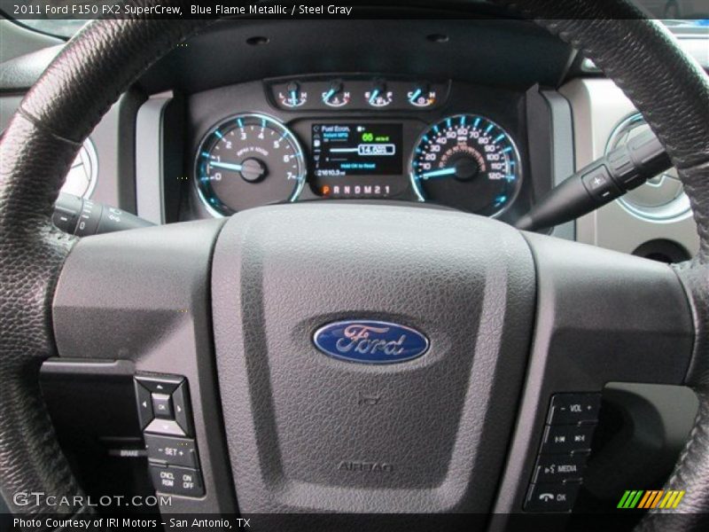 Blue Flame Metallic / Steel Gray 2011 Ford F150 FX2 SuperCrew