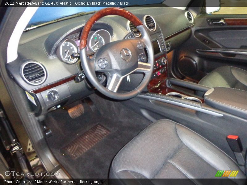 Obsidian Black Metallic / Black 2012 Mercedes-Benz GL 450 4Matic