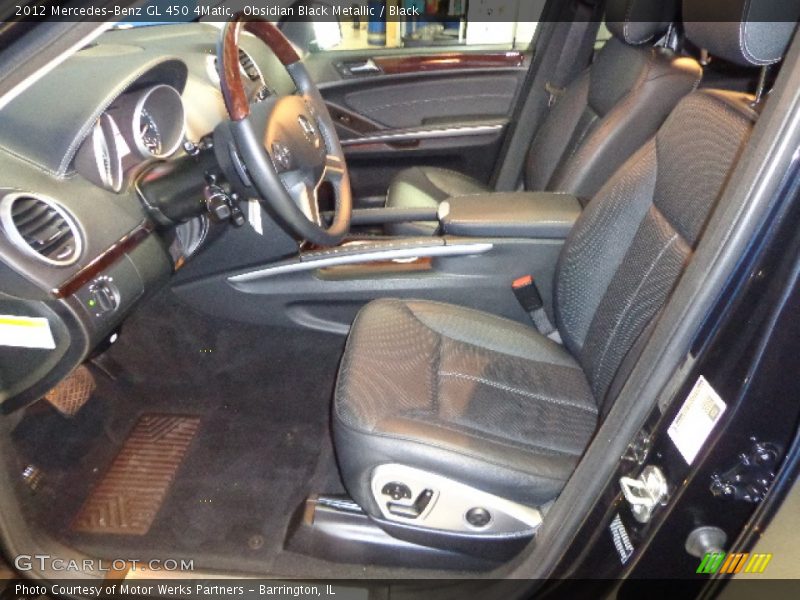 Obsidian Black Metallic / Black 2012 Mercedes-Benz GL 450 4Matic