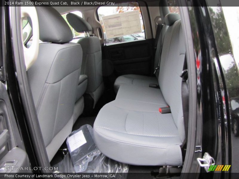 Black / Black/Diesel Gray 2014 Ram 1500 Express Quad Cab