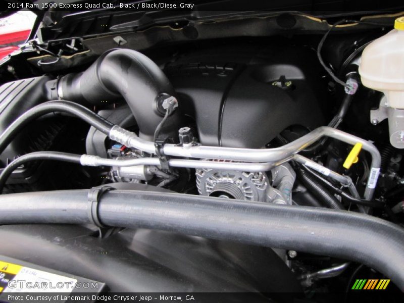 Black / Black/Diesel Gray 2014 Ram 1500 Express Quad Cab