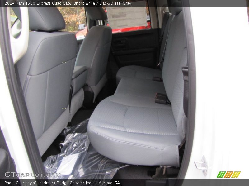 Bright White / Black/Diesel Gray 2014 Ram 1500 Express Quad Cab