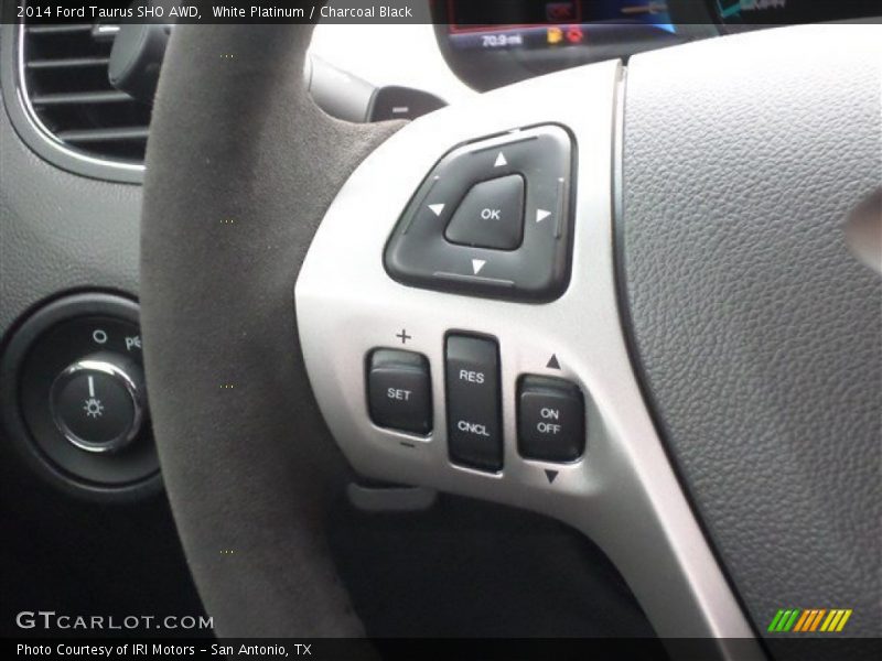 Controls of 2014 Taurus SHO AWD