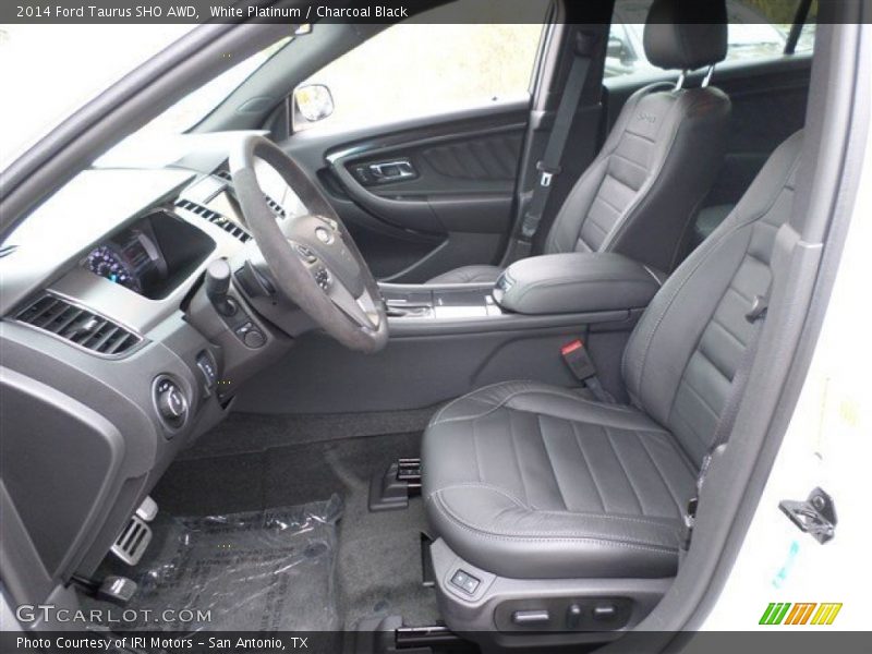 Front Seat of 2014 Taurus SHO AWD
