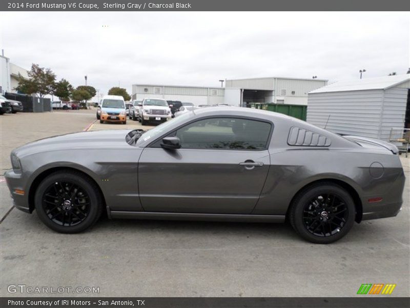 Sterling Gray / Charcoal Black 2014 Ford Mustang V6 Coupe