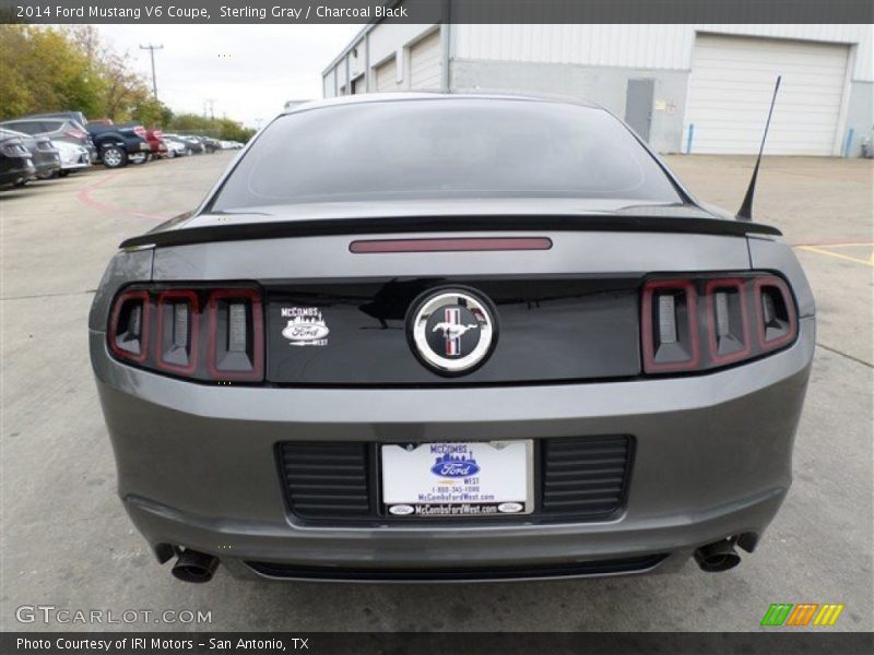 Sterling Gray / Charcoal Black 2014 Ford Mustang V6 Coupe